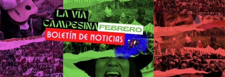 2023 | Boletín de noticias de febrero – Actualizaciones de los miembros de La Vía Campesina de todo el mundo