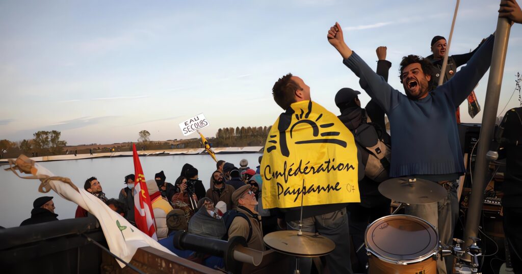Francia : Alto a la criminalización de lxs campesinxs que luchan contra las mega-balsas acaparadoras de agua