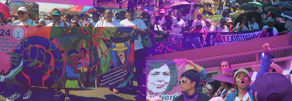 Honduras: Las mujeres salen a la calle y reafirman sus demandas por una sociedad más justa e igualitaria.