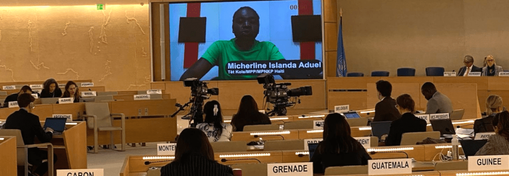 La lucha anticolonial por la autodeterminación del pueblo haitiano ha llegado a la ONU.