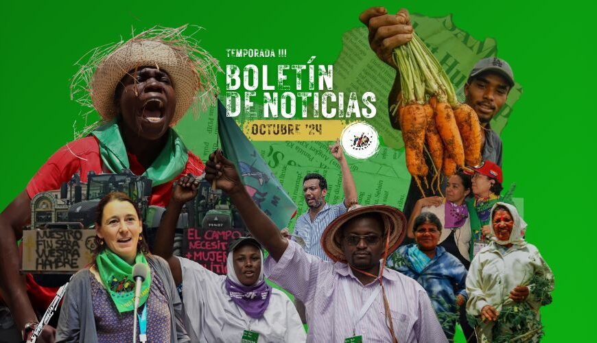 2024 | Boletín de Octubre: Lo más destacado de las organizaciones miembros de La Vía Campesina en el mundo