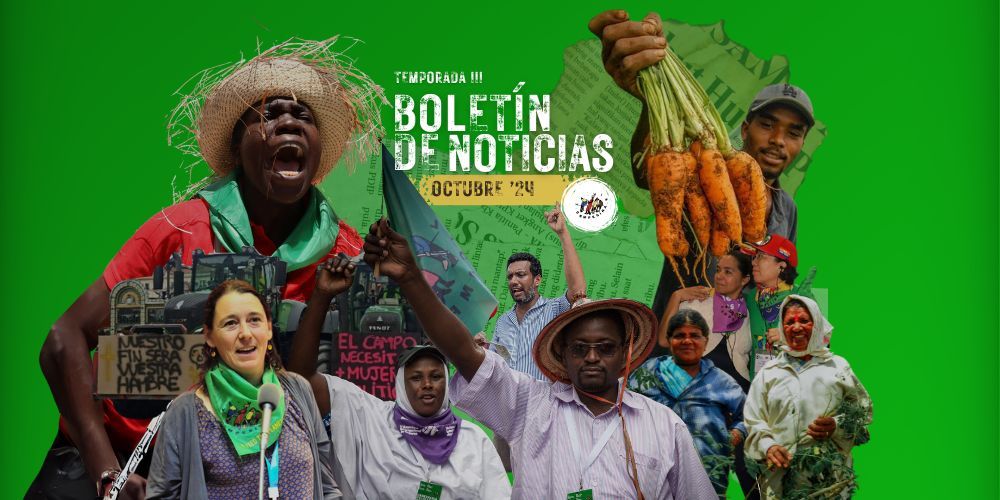 2024 | Boletín de Octubre: Lo más destacado de las organizaciones miembros de La Vía Campesina en el mundo