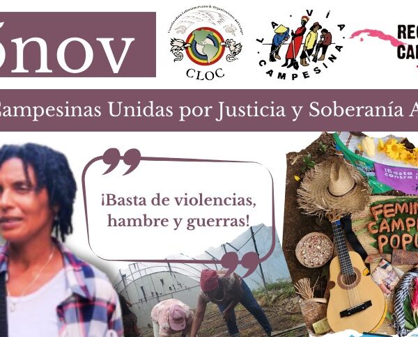 Cloc – Vía Campesina Caribe: “Es urgente que continuemos las luchas colectivas y articuladas para denunciar y poner fin a la violencia contra las mujeres” #25Nov24