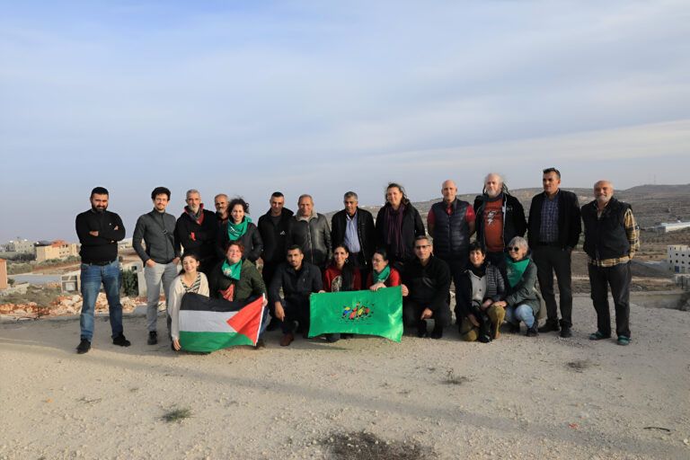 Delegación de La Vía Campesina testigo del terrible impacto de la ocupación israelí en Cisjordania