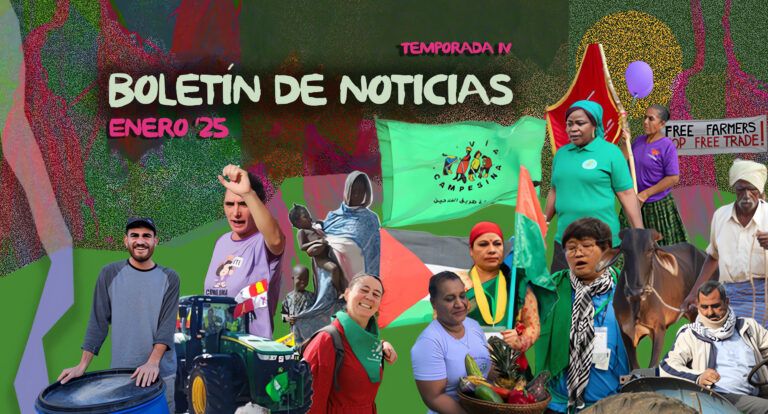 2025 | Boletín de Noticias de Enero:  actualizaciones de las organizaciones miembros de La Vía Campesina en todo el mundo