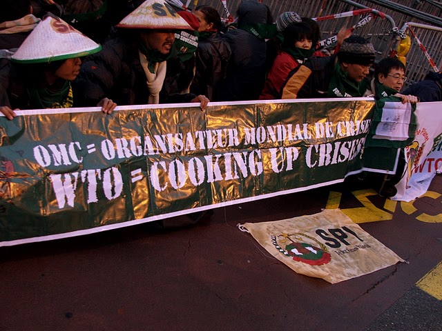Action de la Via Campesina devant l’OMC