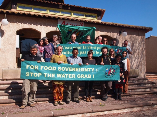 Pour la souveraineté alimentaire : stop à l’accaparement de l’eau!