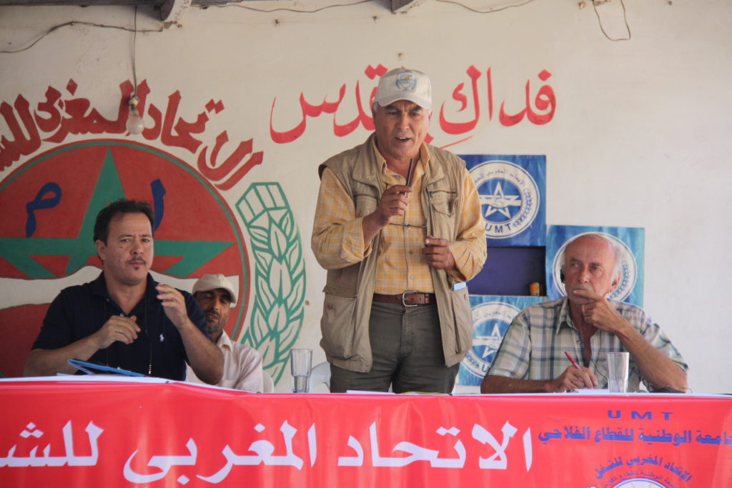 Maroc : La Confédération paysanne au côté des ouvriers(ères) et des petit(e)s paysan(ne)s du Souss