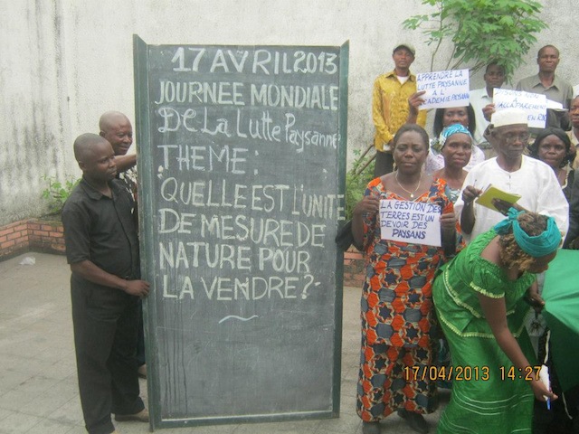République Démocratique du Congo, la COPACO célèbre la journée mondiale de la lutte paysanne