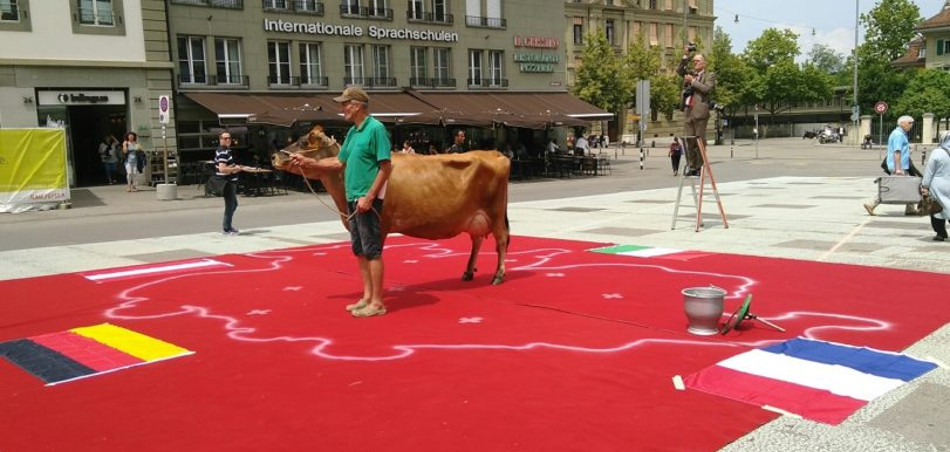 Suisse : manifestation contre le dumping à l’exportation du lait