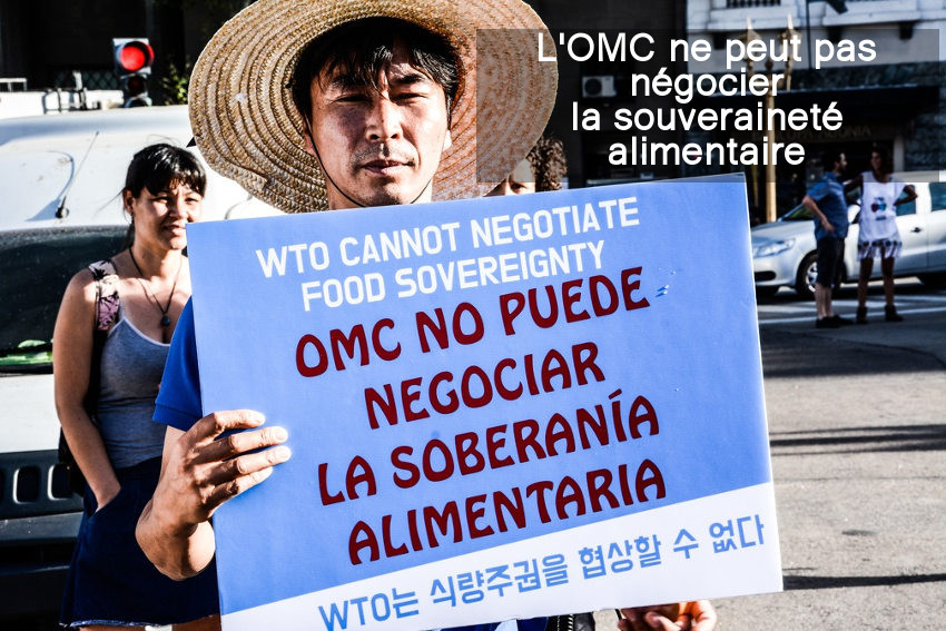 La Via Campesina appelle à la mobilisation contre l’OMC et les accords de libre-échange