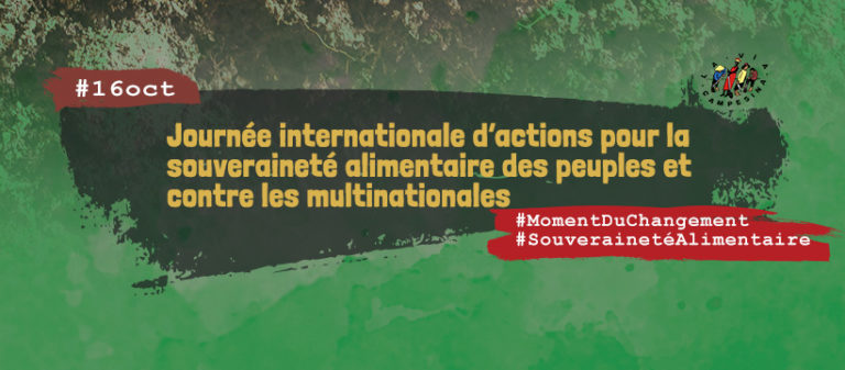 Consolidons la souveraineté alimentaire : Produisons, achetons et consommons localement