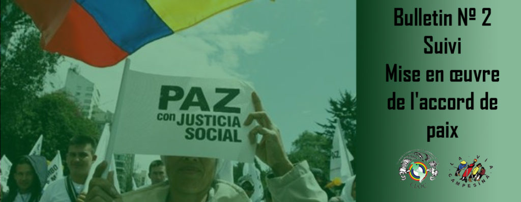 Processus de paix en Colombie : Bulletin n°2 « Arrêtez de tirer! »