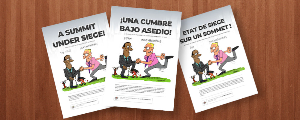 Document de Position de La Via Campesina|Etat de Siège sur un Sommet !