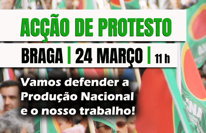 Portugal : Action de protestation organisée pour dénoncer la situation des agriculteurs au Portugal