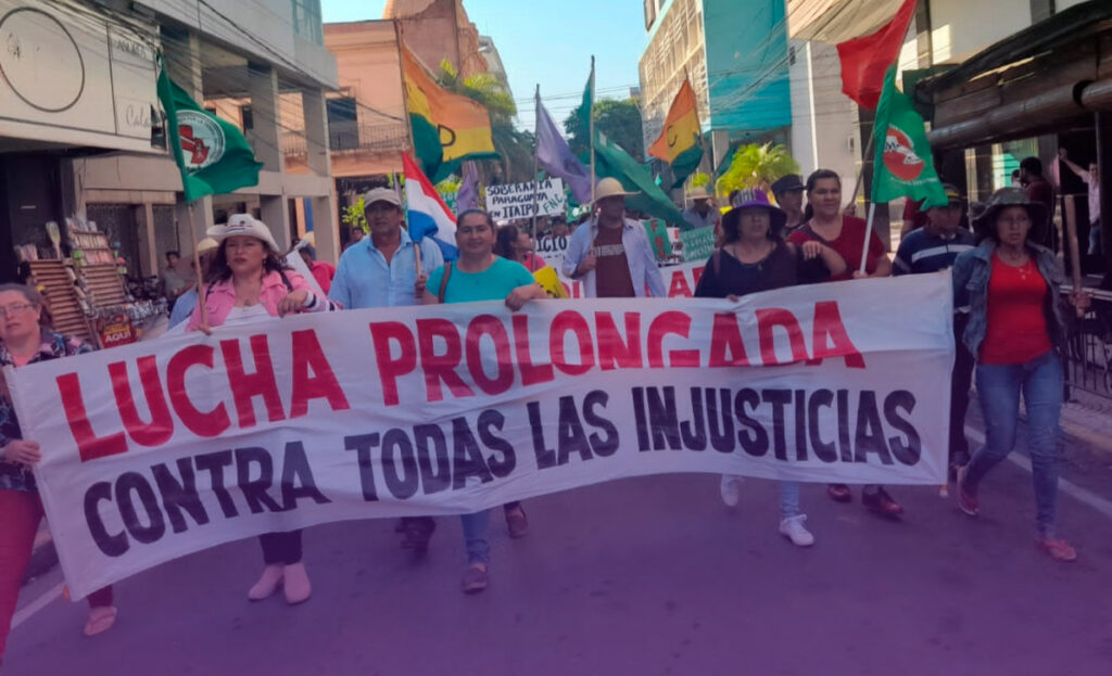 Paraguay : luttes prolongées contre l’expulsion et l’incarcération des peuples paysans et autochtones