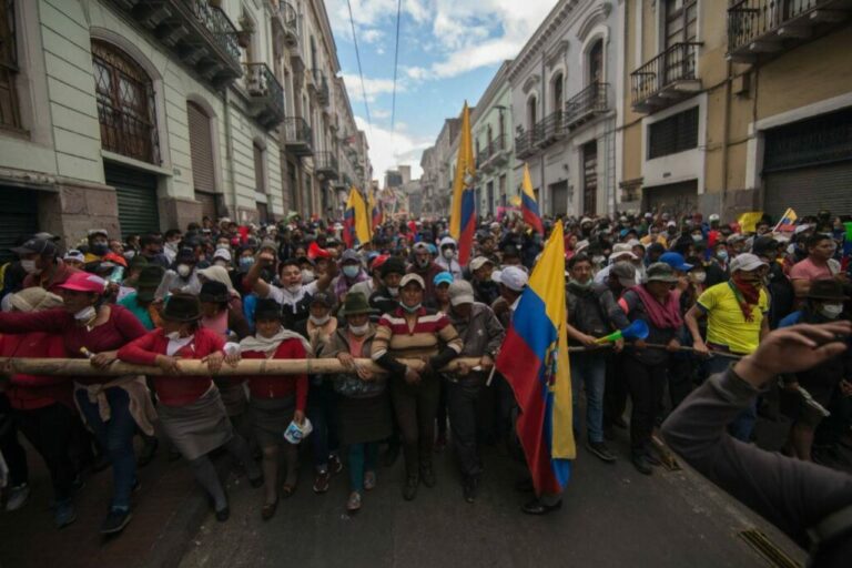 Équateur : Les forces de l’État ne peuvent être le bourreau de son peuple