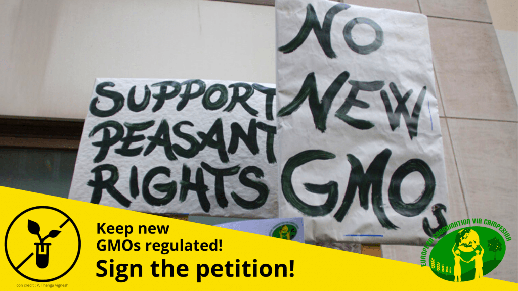 Europe : signez la pétition pour que tous les OGM restent strictement réglementés et étiquetés