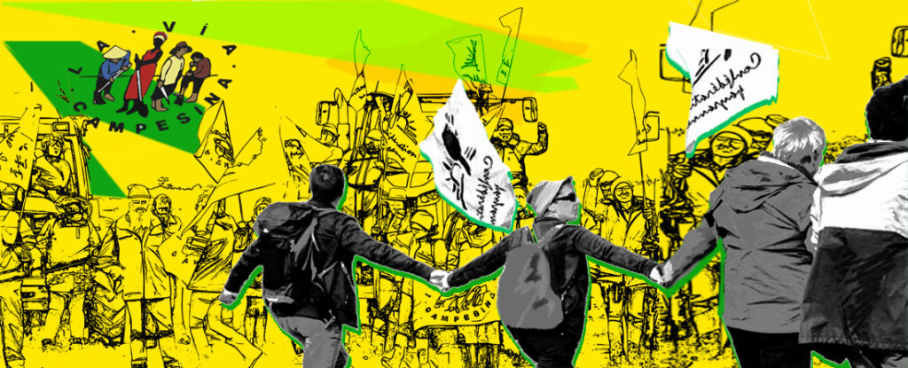 La Via Campesina et ECVC expriment leur consternation face à la dérive autoritaire en France