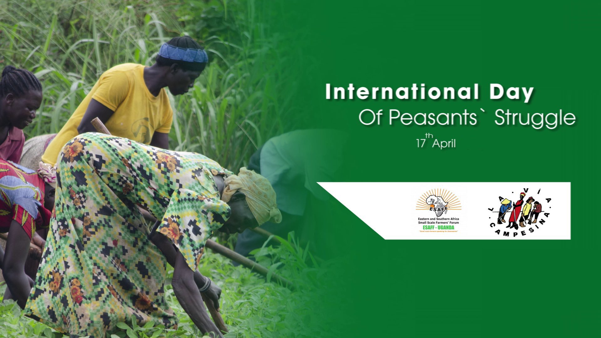 Ouganda: ESAFF se tient solidaire à l’occasion de la Journée internationale des luttes paysannes