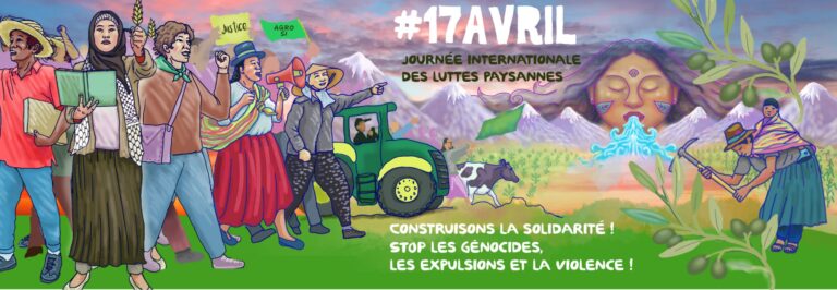 En cette Journée Internationale des Luttes Paysannes : Construisons la Solidarité ! Stop les génocides, les expulsions et la violence !