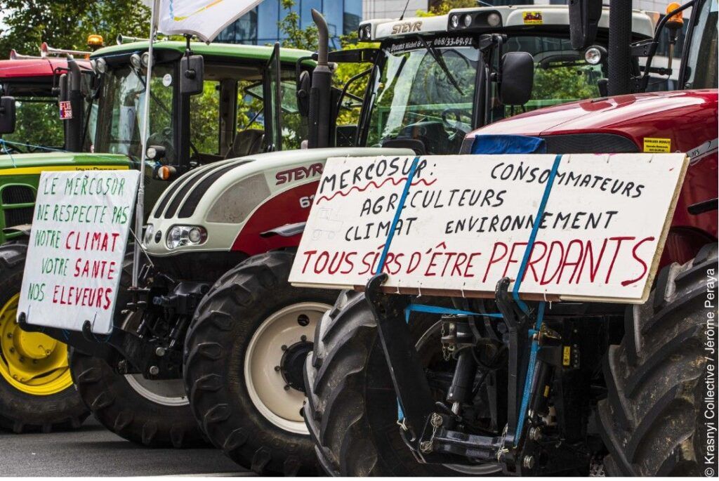 Accord commercial UE-Mercosur : les syndicats paysans européens accusent la Commission européenne d’ignorer leurs préoccupations